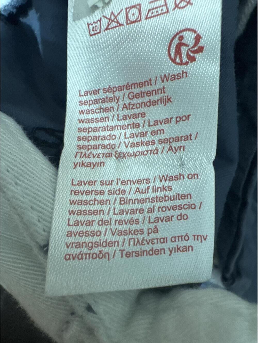 Lacoste L!VE Blue Graphic Chino Shorts FR 46 US 36 - Picture 8 of 8